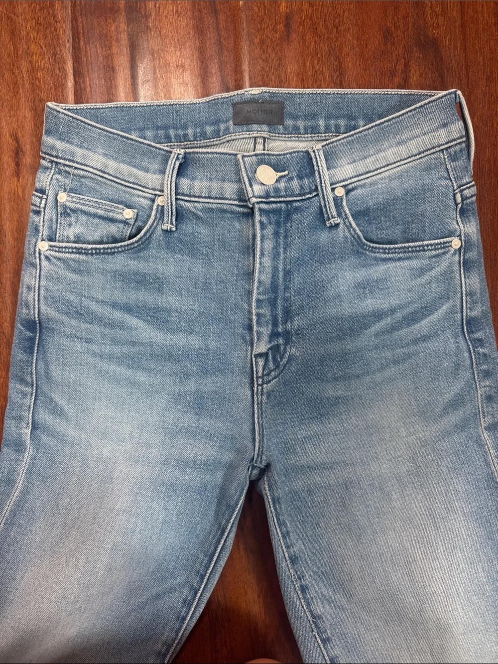MOTHER New Sz 24 Light Blue Flare Jeans